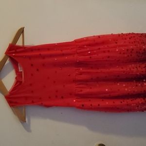 Valentine dress girl's dressy dress Size L (10/12)